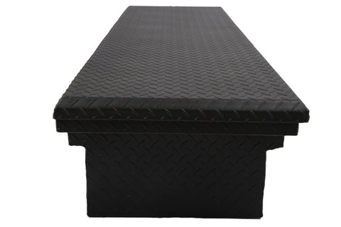 Deezee Universal Tool Box - Red Crossover - Single Lid Black BT (Low/Txt Blk) - DZ 8170LTB