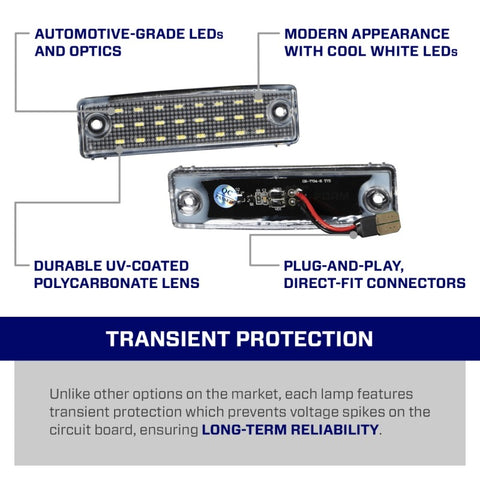 Form Lighting 2014 4Runner LED License Plate Lights (Pair) - FL0067