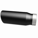 MagnaFlow Tip Stainless Black Coated Single Wall Round Single Outlet 5in Dia 4in Inlet 13in L - 35238