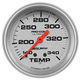 Autometer Ultra-Lite 2-5/8in Mechanical 140-340 Degree F Temperature Gauge - 4435