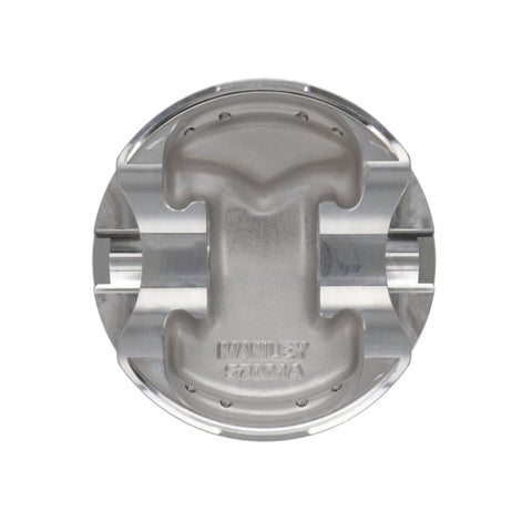 Manley Small Block Chevy 4 Barrel Class 4in Bore - 1.55in CD - -4 cc Dish Piston Set - 590500-8