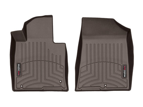 WeatherTech 2017+ Kia Cadenza Front FloorLiners - Cocoa - 4711141