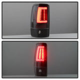 Spyder 00-06 GMC Yukon/Yukon XL V2 Light Bar LED Tail Lights - Black (ALT-YD-CD00V2-LBLED-BK) - 5084149