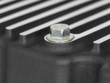 AFE Pro Series Engine Oil Pan Black w/Machined Fins; 11-16 Ford Powerstroke V8-6.7L (td) - 46-70322