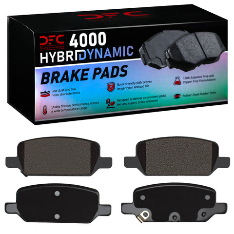 DFC 17-26 Tesla Model Y Rear 4000 Hybridynamic Brake Pads - 4000-2283-00