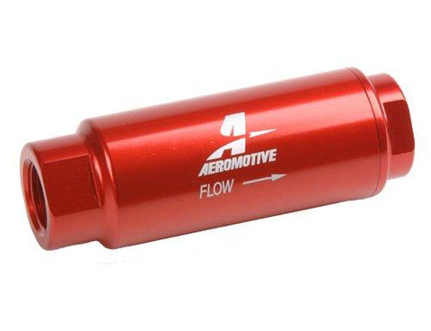 Aeromotive SS Series In-Line Fuel Filter - 3/8in NPT - 40 Micron Fabric Element - 12303