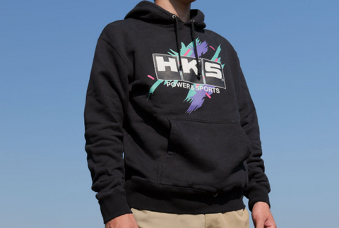 HKS HOODIE SUPER RACING BLACK XXL - 51007-AK759
