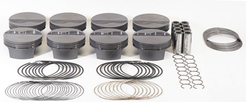 Mahle MS Piston Set SBF 363ci 4.125in Bore 3.4in Stroke 5.4in Rod .927 Pin -6cc 10.3 CR Set of 8 - 930244825
