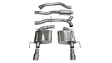 Corsa 2013-2019 Cadillac ATS Sedan 2.0L A/T Polished Sport Dual Rear Cat-Back Exhaust - 14888