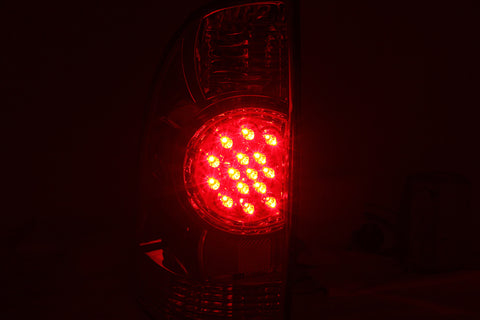 ANZO 2005-2015 Toyota Tacoma LED Taillights Chrome - 311041