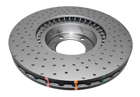 DBA 10-13 Porsche Panamera (Iron Rotor Excl GTS/Turbo/Turbo S) Front 4000 Series Cross Drilled Rotor - DBA42592XD