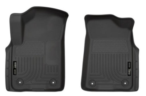 Husky Liners 19-21 Infiniti QX80 / 19-21 Nissan Armada X-act Contour Series Front Floor Liners Black - 55671