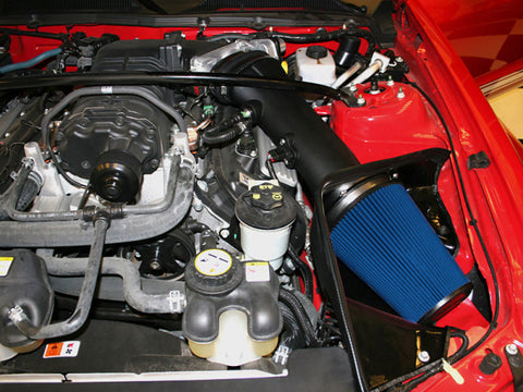 Airaid 07-09 Shelby GT500 Mustang MXP Intake System w/ Tube (Dry / Blue Media) - 453-211