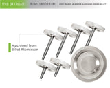 DV8 Offroad 2007-2018 Jeep JK 4 Door Billet Door Surround Knobs - D-JP-180028-BL