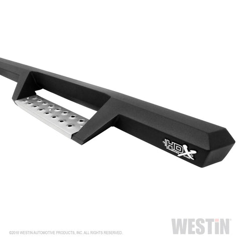 Westin/HDX 17-18 Ford F-250/350 Crew Cab (6.75ft Bed) Stainless Drop Nerf Step Bars - Textured Black - 56-5340252