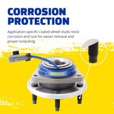 MOOG 07-14 Cadillac Escalade ESV Front Hub Assembly - 515096