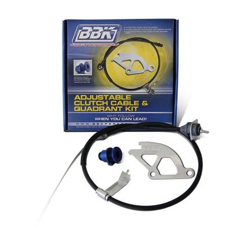 BBK 79-95 Mustang Adjustable Clutch Quadrant Cable And Firewall Adjuster Kit - 15055