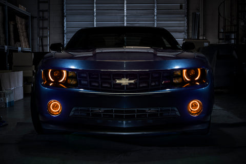 Oracle 10-13 Chevrolet Camaro LED Fog Halo Kit - Amber - 1103-005