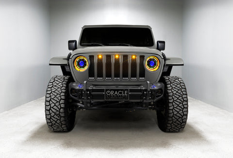 Oracle Oculus Bi-LED Projector Headlights for Jeep JL/Gladiator JT - w/ Simple Controller - 5839-504-B