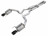 AWE Tuning 2024 Ford Mustang GT Fastback S650 RWD Touring Catback Exhaust w/ Dual Diamond Black Tips - 3015-33650