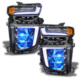 Oracle 20-21 Chevy Silverado HD 2500RGB Headlight Demon Eye Kit - w/o Controller - 1453-334