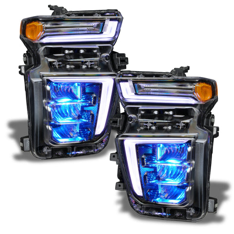 Oracle 20-21 Chevy Silverado HD 2500RGB Headlight Demon Eye Kit - w/o Controller - 1453-334