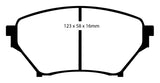 EBC 01-03 Mazda Miata MX5 1.8 (Sports Suspension) Redstuff Front Brake Pads - DP31452C