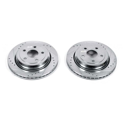 Power Stop 11-19 Dodge Durango Rear Evolution Drilled & Slotted Rotors - Pair - AR83077XPR