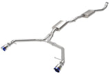 aFe MACH Force-Xp 13-16 Audi Allroad L4 SS Cat-Back Exhaust w/ Blue Flame Tips - 49-36438-L
