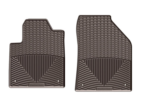 WeatherTech 2016+ Jeep Cherokee Front Rubber Mats - Cocoa - W383CO
