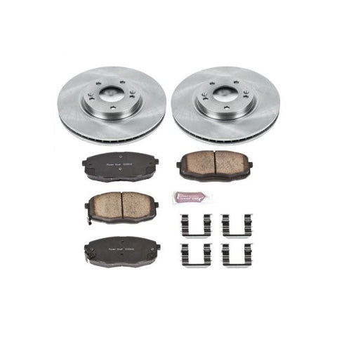 Power Stop 10-13 Kia Forte Front Autospecialty Brake Kit - KOE5837