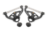 BMR 78-87 GM G-Body Non-Adjustable Upper A-Arms Delrin Std Ball Joint - Black Hammertone - AAU461H
