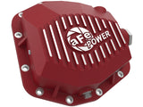 aFe 20-23 Jeep Gladiator JT (Dana M220) Pro Series Rear Differential Cover Red w/ Machined Fins - 46-71190R