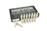 Wheel Mate Stud Conversion M14 x P1.50-M12 x P1.50 / 1.75in L - Nickel Finish (QTY 20) - WMP37105N0