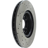 StopTech 06-13 Audi A3/08-09 TT / 06-09 VW GTI Mk V Cryo-Stop Right Front Drilled Rotor - 128.33098CR
