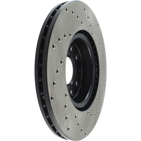 StopTech 06-13 Audi A3/08-09 TT / 06-09 VW GTI Mk V Cryo-Stop Right Front Drilled Rotor - 128.33098CR