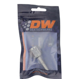 DeatschWerks 8AN Female Flare Swivel to 5/16in Male EFI Quick Disconnect - Anodized DW Titanium - 6-02-0132