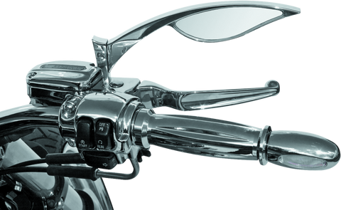 Kuryakyn Bl 1000 7/8-1in Handlebars With Hollow Ends White/Amber Chrome - 2556