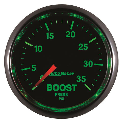 AutoMeter GS 2 1/16 inch 35PSI Mechanical Boost Gauge - 3804