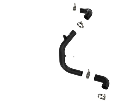 aFe Bladerunner 2.5in Aluminum Tube Hot Charge Pipe Black 2Volkswagen 22-23 GTI (MKVIII) L4-2.0L (t - 46-20608-B