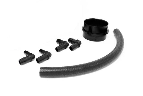 Torque Solution Turbo Inlet Hose Black: 02-07 Subaru WRX/04-18 STI/05-09 Legacy GT/04-13 FTX - Red - TS-SU-463RD