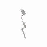 MagnaFlow Performance Cat-Back Exhaust System Dual Straight Drive Side Rear Exit 11-14 VW Jetta 2.0L - 15486