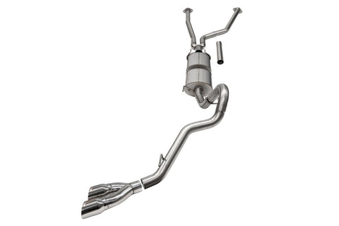 Corsa 22-25 Toyota Tundra 4WD 3in Sport Cat-Back Side Exit Exhaust System w/ Twin 4in Polished Tips - 21245