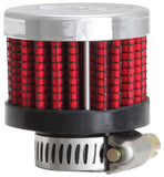 K&N Rubber Base Crankcase Vent Filter - 0.55in Flange ID 1.375in OD 1.125in Height - 62-2480