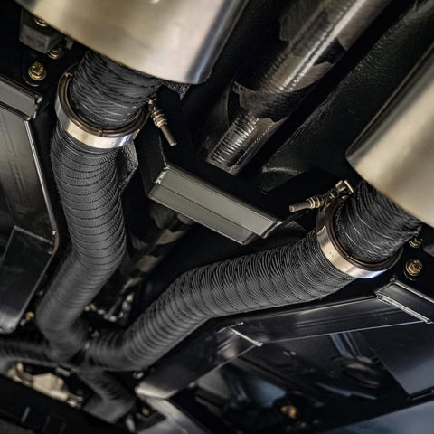 DEI Exhaust Wrap 2in x 25ft - Titanium - Black - 10004