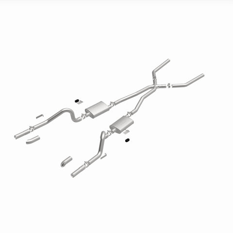 MagnaFlow SYS Cat-Back 67-70 Mustang 2.50inch w/Tru-X - 15816