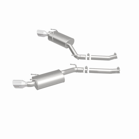 MagnaFlow Axle-Back Stainless Dual Split 4in Polished Tips 10-15 Chevrolet Camaro Convert. 3.6L V6 - 15354
