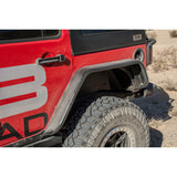 DV8 Offroad 07-18 Jeep Wrangler JK Front & Rear Flat Tube Fenders - FENDB-02