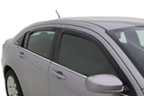 AVS 07-10 Chrysler Sebring Ventvisor In-Channel Front & Rear Window Deflectors 4pc - Smoke - 194458
