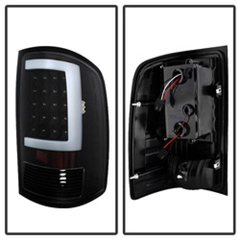 xTune GMC Sierra 07-13 LED Tail Lights Black ALT-ON-GS07-G2-LED-BK - 5081551